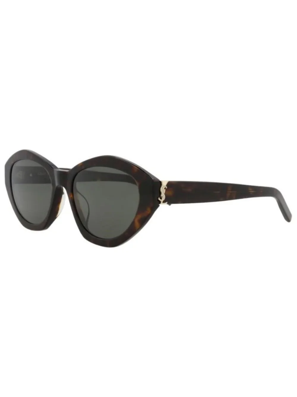 New Saint Laurent Womens Cat Eye Havana Havana Grey Fashion Designer Sunglasses